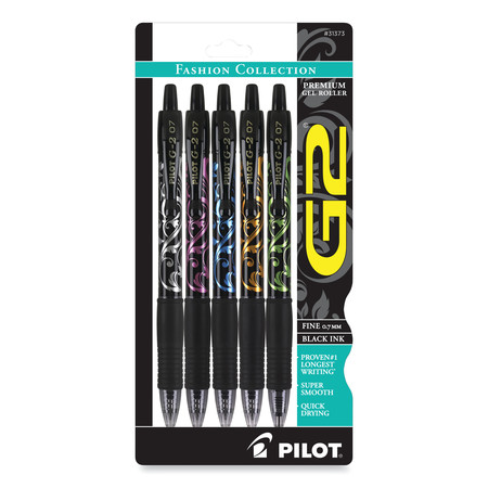 Pilot G2 Gel Ink Pen, Navy Ink, 0.7mm, PK5 72838